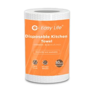 Rainbow Disposable Kitchen Towel - White 80s